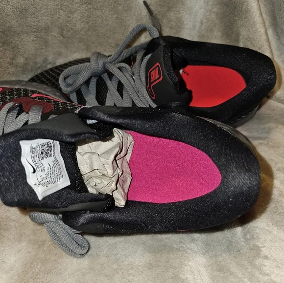 Nike Renew Elevate 2 Black/Siren Red-Pink Prime Basketball Shoes Men's 9 NIB - Picture 7 of 15